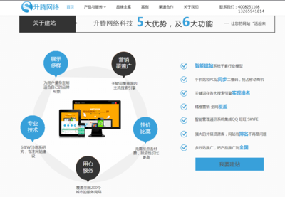 广州升腾网络的网站建设方案与网站设计解析